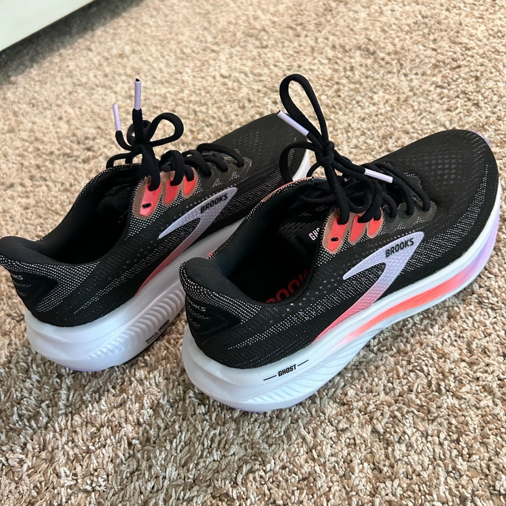 Brooks Women's Black & Coral Running Shoes